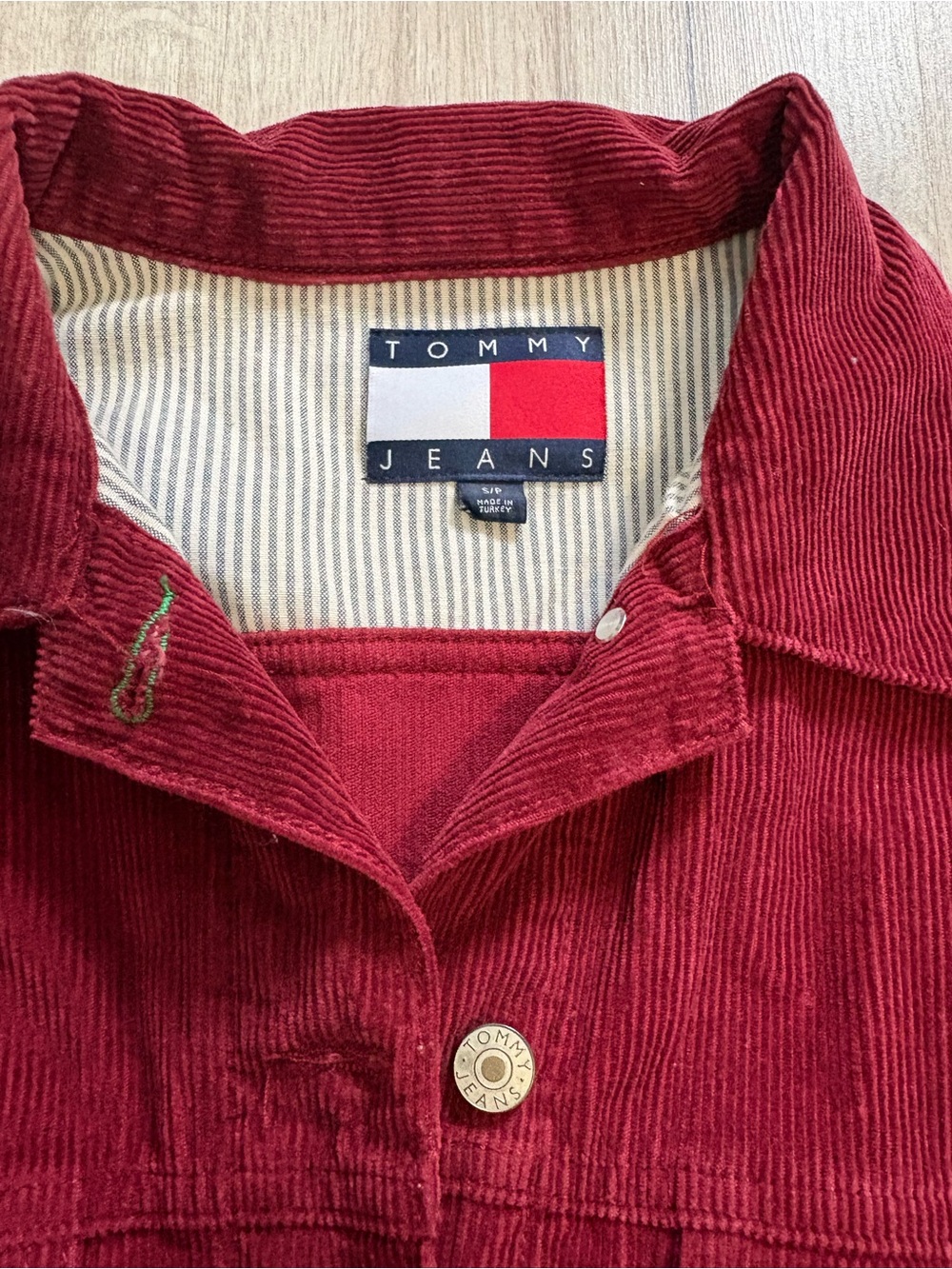 Tommy jeans burgundy Corduroy Jacket - Picture 4 of 6